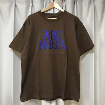 WIND AND SEA 글리터 로고 티셔츠