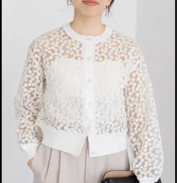 25SS IENA 플라워 레이스 가디건