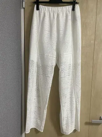 yuw 레이스 패치워크 팬츠 963443