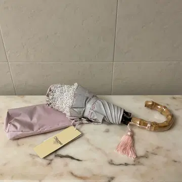 새상품  콘자카 레이스 양산 우천 겸용 연한 핑크