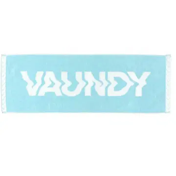 VAUNDY FUSION 로고 자카드 타월 페일 블루 바운디