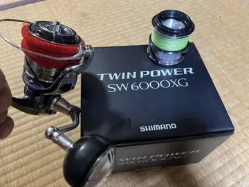 시마노 21 트윈 파워 SW 6000XG 추가 스풀 포함