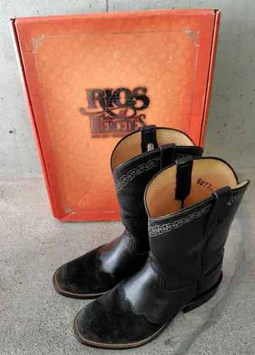 Rios of Mercedes 스웨이드 웨스턴 부츠