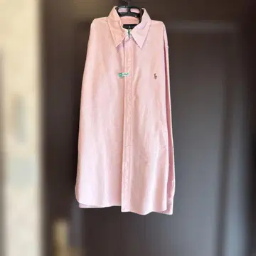 Ralph Lauren 커스텀 핏 핑크 셔츠 L