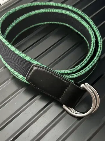 컬러 블록 D 링 벨트/WEBBING D-RING BELT 코스