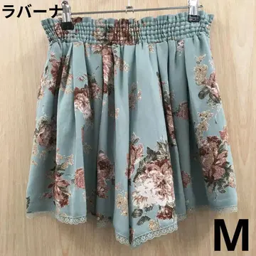 러버라 꽃무늬 미니 큐롯 스커트 F0707A12