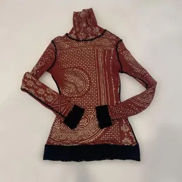 Jean Paul Gaultier 긴팔 시스루 탑 40