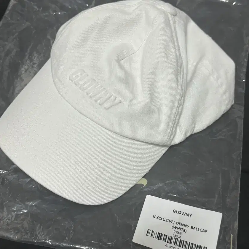 ★2023SS新作★glowny★DENNY BALLCAP GLOWNY | 글로니 Glowny Denny Ball Cap White DENNY BALLCAP