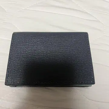 네이비 민트 그린 라르코 밸리노 가죽