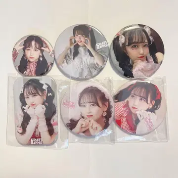 FRUITS ZIPPER 마츠모토 카렌 캔뱃지 세트