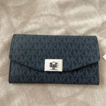 새상품 Michael Kors 3단 폴더형 지갑 다크 블루