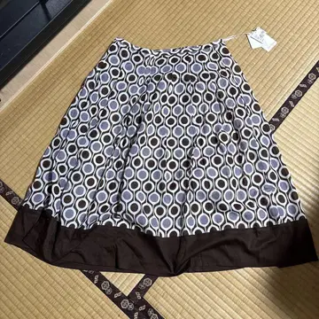 디 플레이버 미디 스커트 플레어 스커트 3637-2 size38