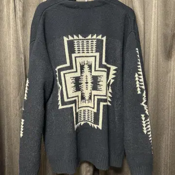 새상품급 Pendleton 울 가디건 L 블랙