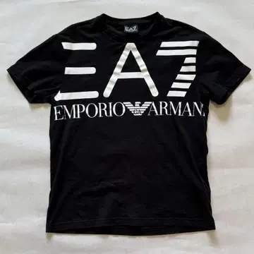 EA7 Emporio Armani 블랙 티셔츠