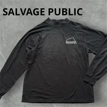 SALVAGE PUBLIC 하와이 롱 T L 사이즈 블랙