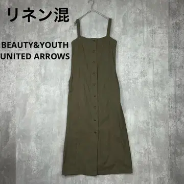 편집 중 BEAUTY&YOUTH 원피스 카키 잔스카
