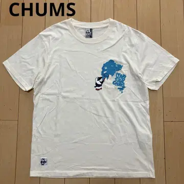 CHUMS 참스 부비 페인팅 포켓 티셔츠 아이보리 M