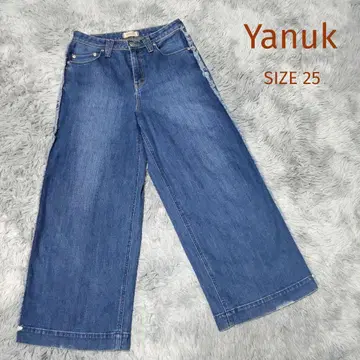 Yanuk 야누크 하이웨스트 와이드 데님 팬츠 SIZE 25
