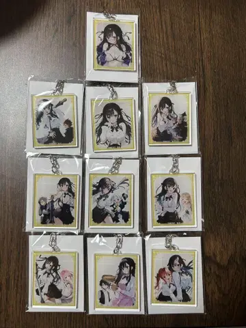 제비뽑기 도우 기루마스 아크릴 키링 전 10종 컴프