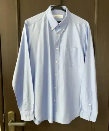 UNITED ARROWS 버튼 다운 셔츠 블루 L 사이즈
