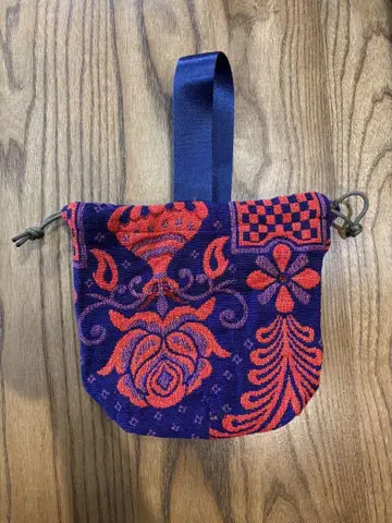 푸에보코 JACQUARD FABRIC 꽃무늬 백