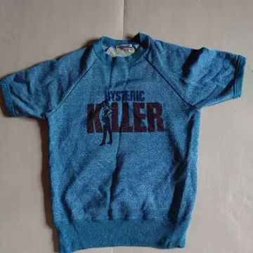 Hysteric Glamour 파랑 래글런 슬리브 티셔츠