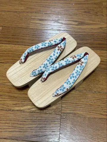 교토 오시마 신발 화이트 나막신 일본산