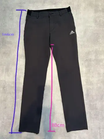 아디다스 블랙 골프 팬츠 XL
