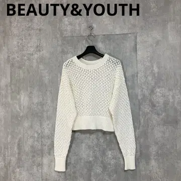 BEAUTY&YOUTH 테이프 얀 니트 풀오버
