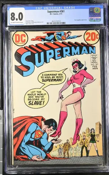 아메리칸 코믹스 리프 Superman #261 CGC 8.0