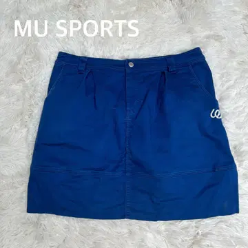 MU SPORTS MU 스포츠 골프웨어 스커트 블루 44 사이즈