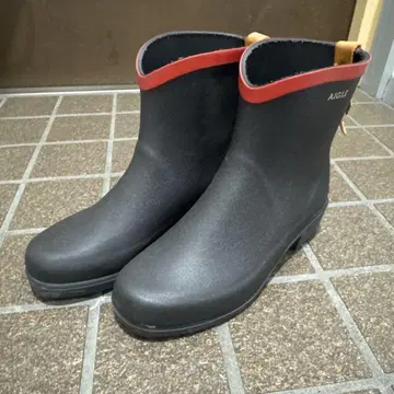 AIGLE 숏 레인부츠 22.5