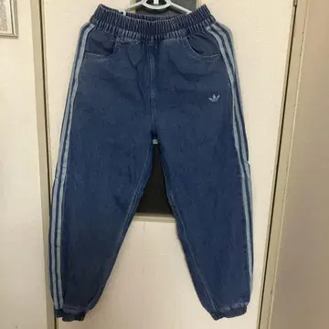 아디다스 adidas 데님 조거 팬츠