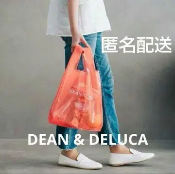 DEAN & DELUCA 쇼핑백 EVA 코랄 오렌지