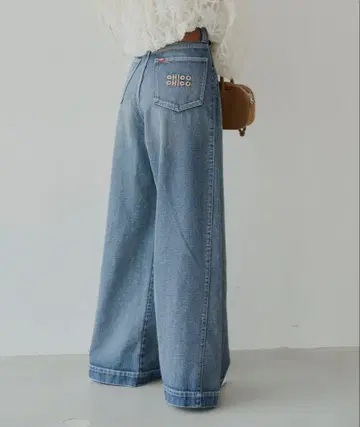 chico 치코 루즈 와이드 데님 블루 M