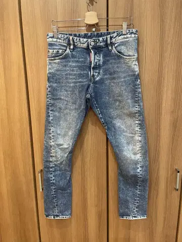 DSQUARED2 블루 데님 슬림 핏 46