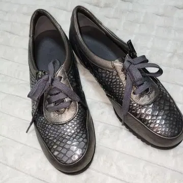 기쿠치 신발 가죽 스니커즈 컴포트 슈즈 천연 가죽 23cm