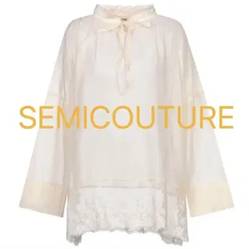 SEMICOUTURE 세미 쿠튀르 상의 블라우스 프릴 미사용 새상품급