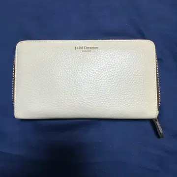 새상품급 박스 포함 J&M Davidson 장지갑 가죽 화이트
