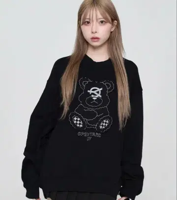 OY 맨투맨 M 사이즈 블랙