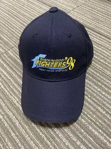 킹 오브 파이터즈 네오지오 SNK 캡 모자 블랙 게임