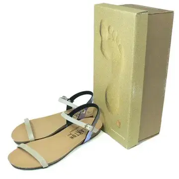 PLAKTON 플라크톤 샌들 23.5cm EU37 SL/BK/GR