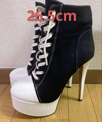 숏부츠  끈 묶기  빅 사이즈  26.5cm