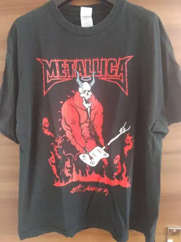 00s METALLICA St ANGER 티셔츠 XL 사이즈 메탈리카