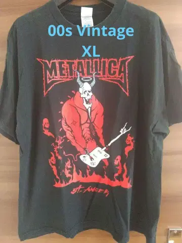 00s METALLICA St ANGER 티셔츠 빈티지 메탈리카