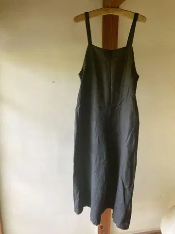 fog linen work 린넨 살로펫 오버롤 블랙
