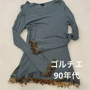 Jean Paul Gaultier 비즈 장식 긴팔 튜닉 40