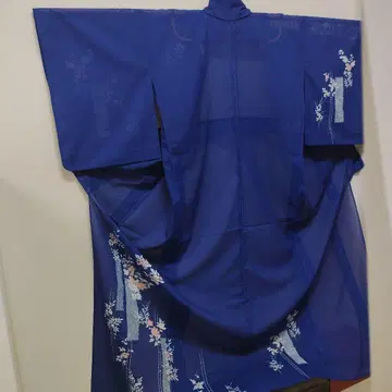 명주 장식 하가세 여름용 기모노 넓은 옷깃 폴리에스테르