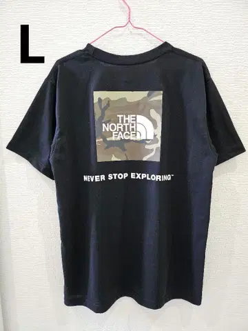 THE NORTH FACE 카모플라주 티셔츠 블랙 L