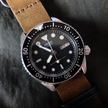 세이코 다이버 150m 6458-6000 보이즈 사이즈 작동 상품